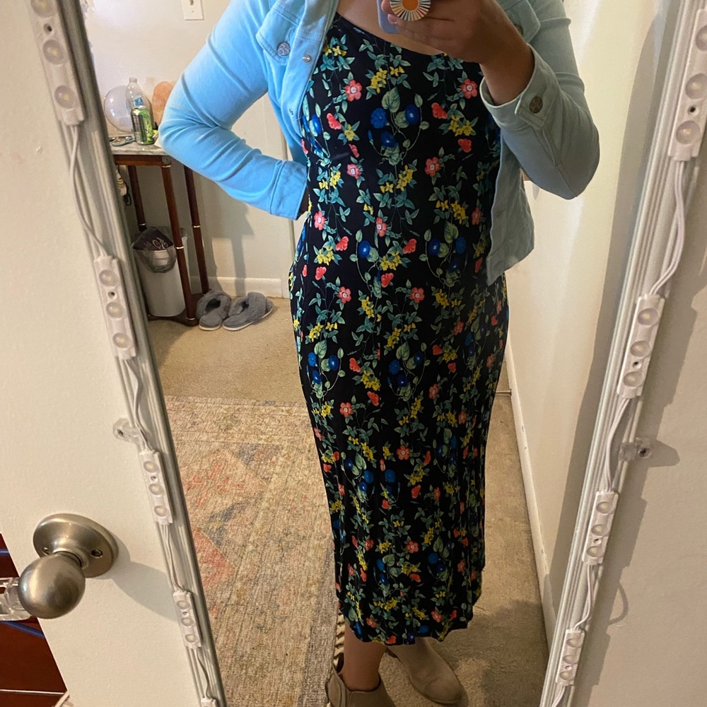 Floral midi dress